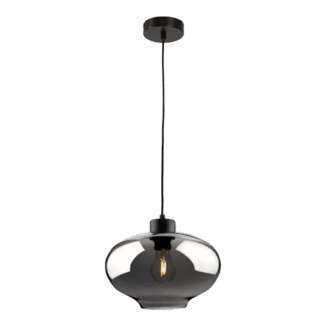 Dali Pendel Ø32cm E27 Sort Smoke
