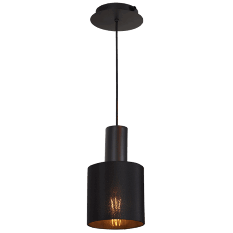 Torino Pendel Ø15cm E27 Sort