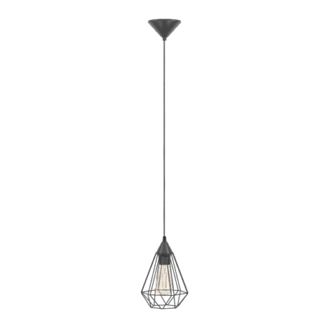 Tarbes Pendel Ø17cm E27 Sort