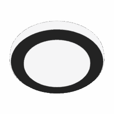 Carpi Tak/Vegg Lampe Ø30cm 11W Sort/Hvit
