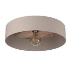Duaia Taklampe E27 Ø42cm Beige/Børstet Messing