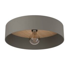 Duaia Taklampe E27 Ø42cm Brun/Børstet Messing