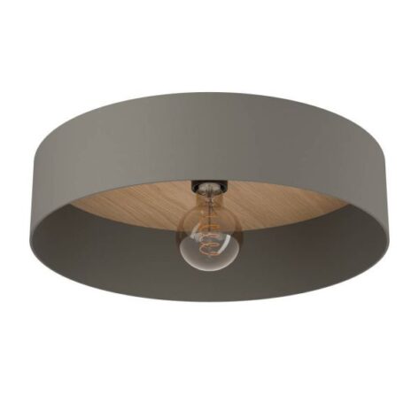Duaia Taklampe E27 Ø42cm Brun/Børstet Messing