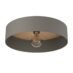 Duaia Taklampe E27 Ø42cm Brun/Børstet Messing