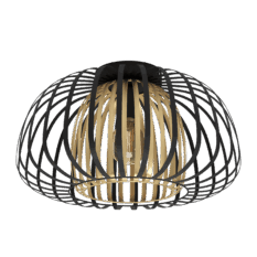 Encinitos Taklampe Ø45 Sort/Gull