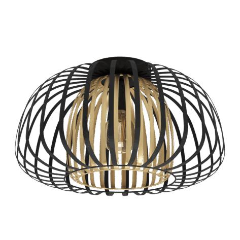 Encinitos Taklampe Ø45 Sort/Gull