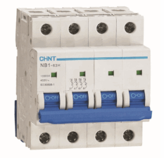 Chint Automatsikring 4P 4A C-Kar 10KA