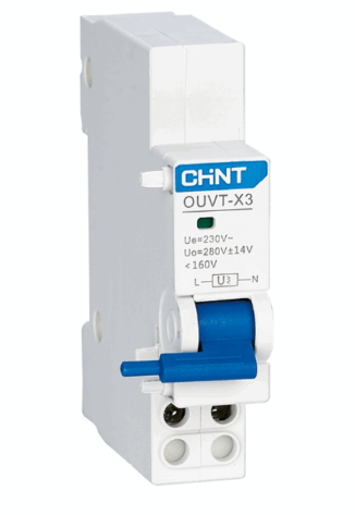 Chint NXB-125 Over/Underspenningsutløser OUVT-X3