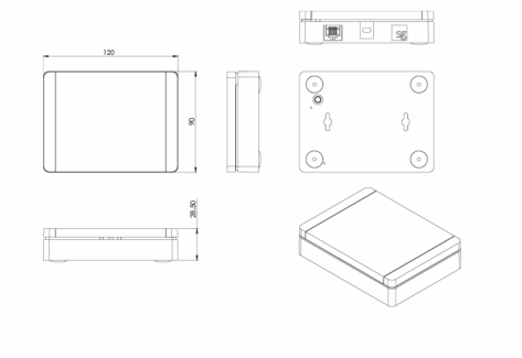 SG Smart Gateway 2,10W 220-240V