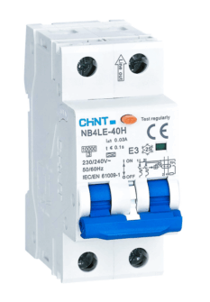 Chint Elektronisk Jordfeilautomat 2M 2P 13A BK-Kar 30mA