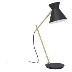Amezaga Bordlampe Sort/Messing E27
