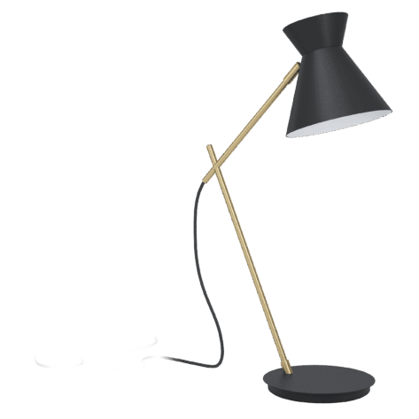 Amezaga Bordlampe Sort/Messing E27