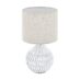 Bellariva Bordlampe E27 Hvit/Lys Brun