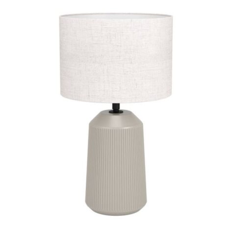 Capalbio Bordlampe E27 Sand Hvit Skjerm