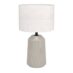 Capalbio Bordlampe E27 Sand Hvit Skjerm