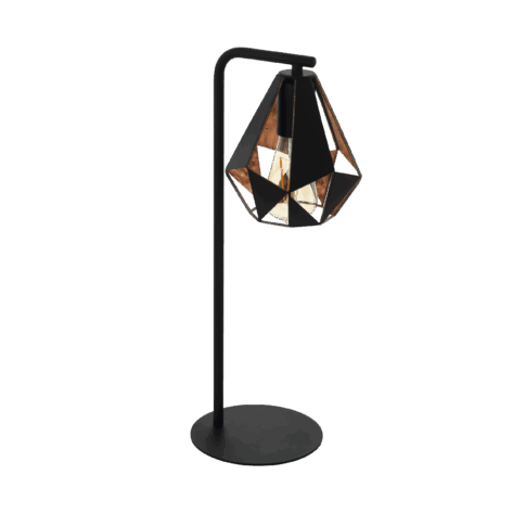 Carlton Bordlampe E27 Sort