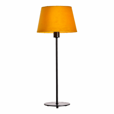 Emir Bordlampe E14 U/skjerm Sort