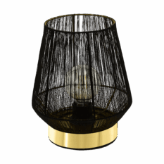 Escandidos Bordlampe E27 Ø15cm Sort/Gull