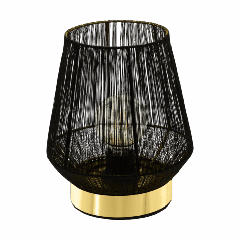 Escandidos Bordlampe E27 Ø15cm Sort/Gull