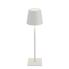 Grimstad Bordlampe Oppladbar Hvit