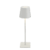 Grimstad Bordlampe Oppladbar Hvit
