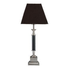 MS Havana Bordlampe u/skjerm Sort/Sølv