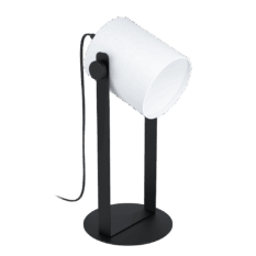 MS Hornwood Bordlampe E27 Sort/Hvit