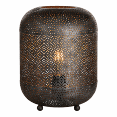 MS Irma Bordlampe E27 Antikk Sølv