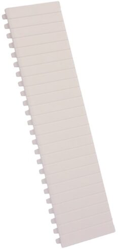 Cenika Avdekking din-skinne Sikringsskap 21cm hvit