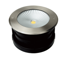 NP Alpha 230V Rund Bakkebelysning 18W 3000K Varmhvit IP67