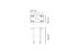 7021986005844_Callisto Pole Anchor linedrawing