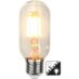 Star LED Filament Sensor 4W E27 2100K Rørformet Klar