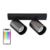 Yeelight YLDDL-0084-B Takspotlight 2 lyskilder Sort