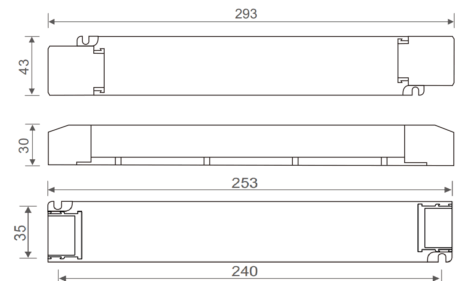 Dimbar 75W DALI Driver Dali-2/Push 24Vdc
