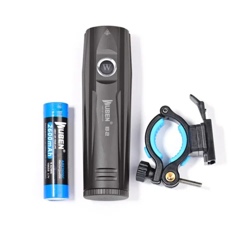 Wuben B2 Oppladbar LED Sykkellykt Blå - 1300 Lumen_2