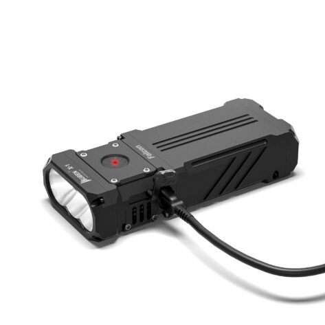 Wuben X1 Lyssterk LED lommelykt Sort – 12000 Lumen_3