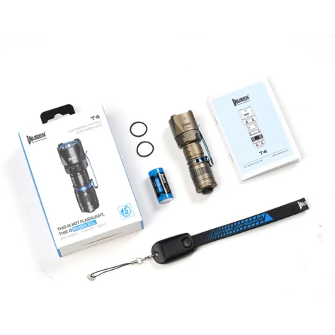 Wuben T4 Bærbar Taktisk Lommelykt - 850 Lumen_9