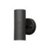 Modena Vegglampe Opp/Ned GU10 Sort