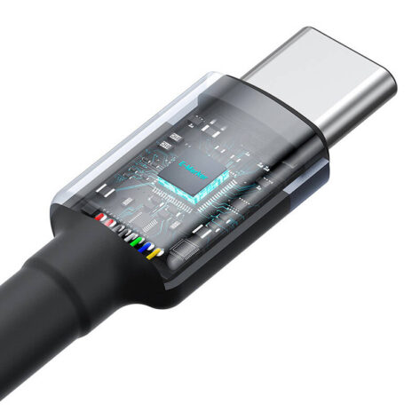 Baseus Cafule USB-C 100W 2m 2st Rød - Sort_5