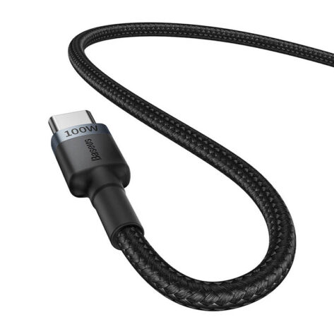 Baseus Cafule USB-C 100W 2m 2st Rød - Sort