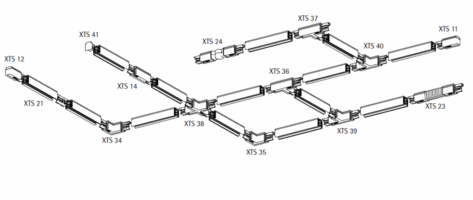NP Pro 3T Skinne 3M Sort XTS-4300-2