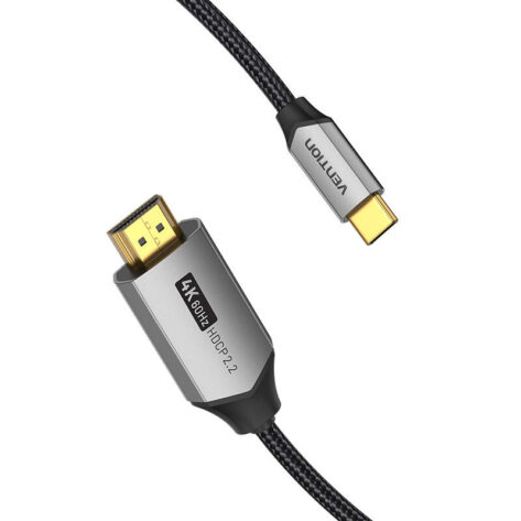 Vention USB-C til HDMI 2.0 CRBBH 4K 60Hz 2m Sort