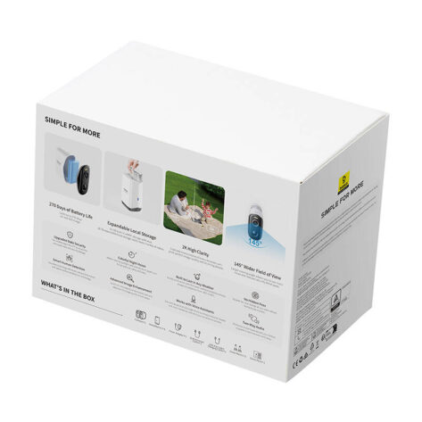 Baseus N1 Plus 2K Utendørskamera Set_5