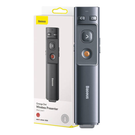 Baseus Orange Dot Trådløs laser presentasjonsfjernkontroll