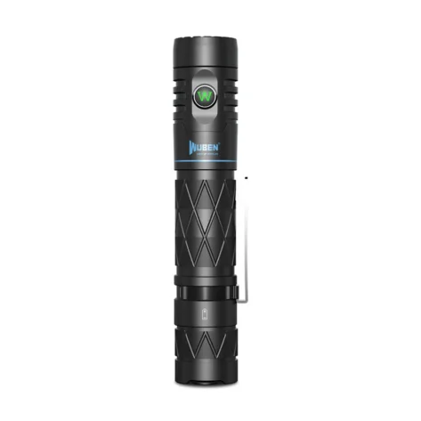 Wuben E12R Power Bank Lommelykt Sort - 1200 Lumen_1