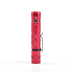 Wuben E12R PowerBank Lommelykt Rød - 1200 Lumen_1