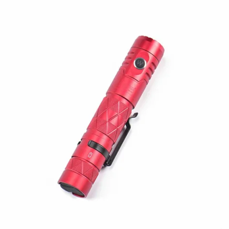 Wuben E12R PowerBank Lommelykt Rød - 1200 Lumen_3