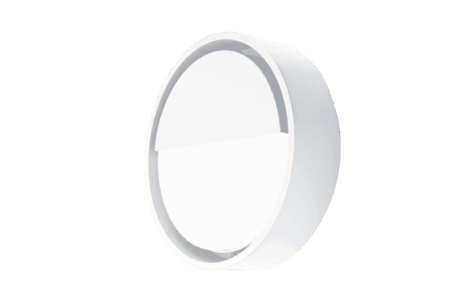 Frame Round Vegglampe Hvit 7W 3000K Dimbar