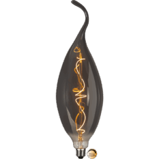Dekorpære Smoke C125 E27 1.7W 2200K 45lm Dimbar
