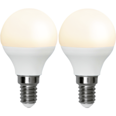 336-04 LED Pære E14 2-pakning Ugjennomsiktig